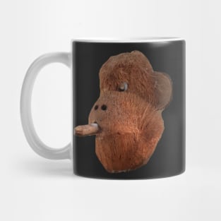 Monkey smokes a cigar Mug